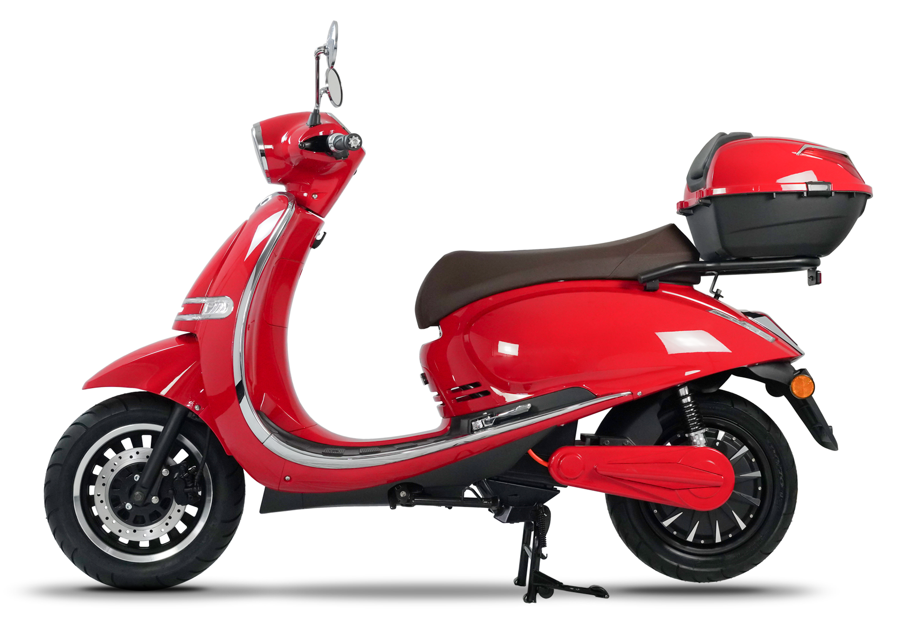 swan series electric scooter-red