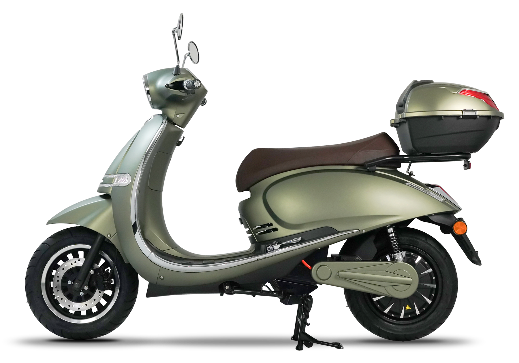 swan series electric scooter-armygreen