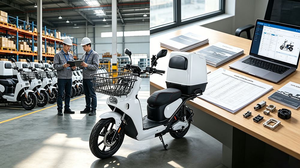 fleet electric scooter factory