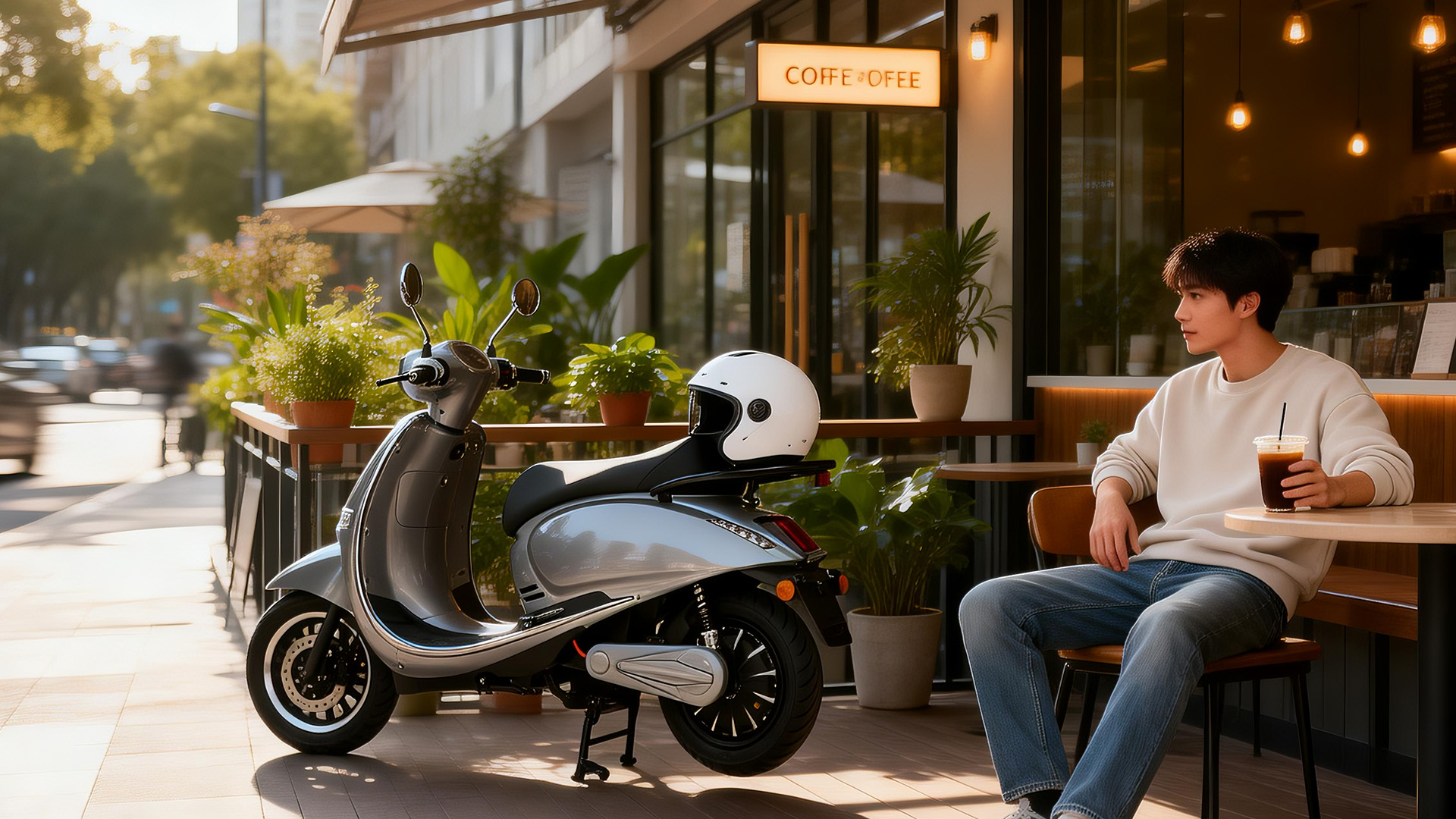 long range electric scooter
