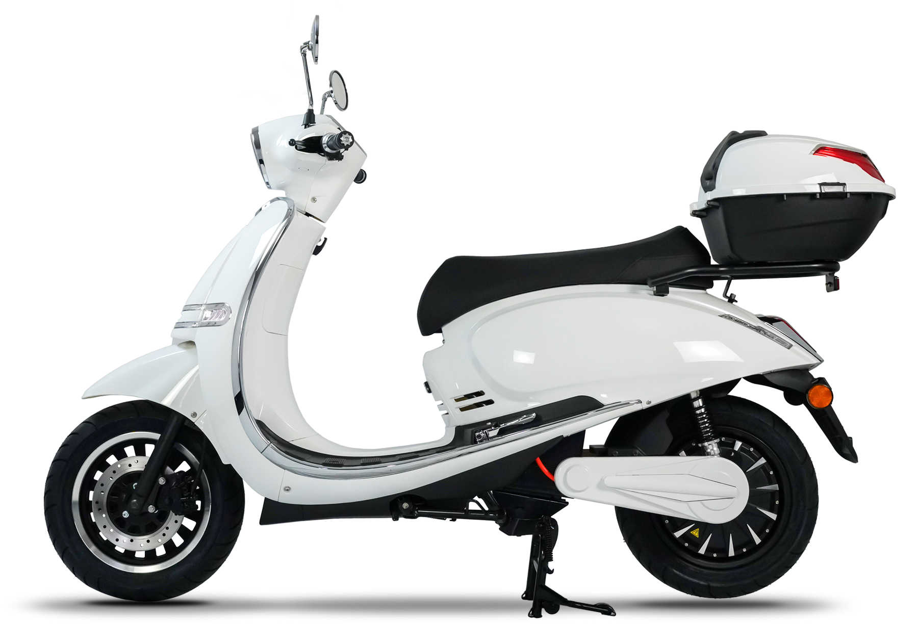 swan series electric scooter-white