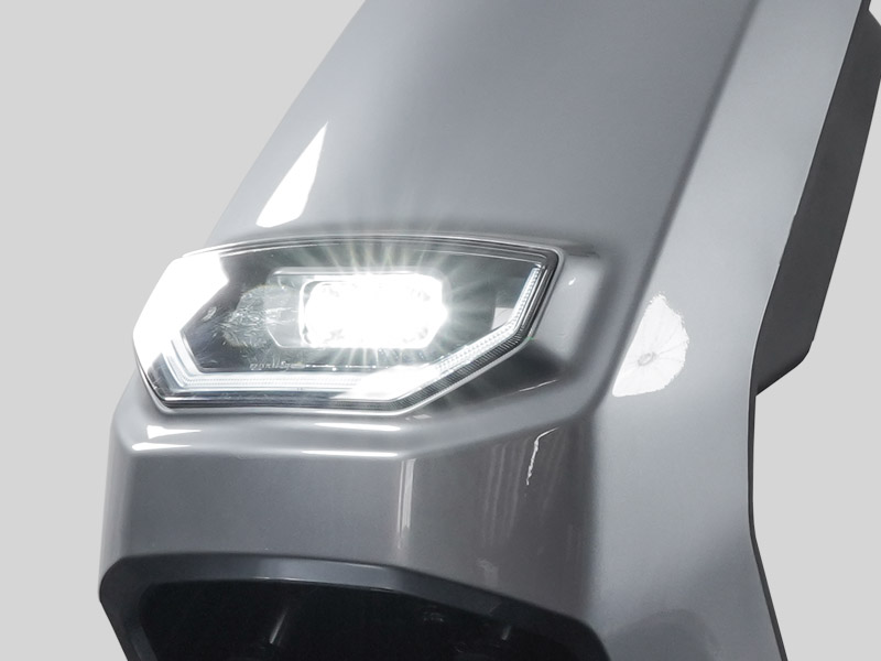 electric moped headlamp