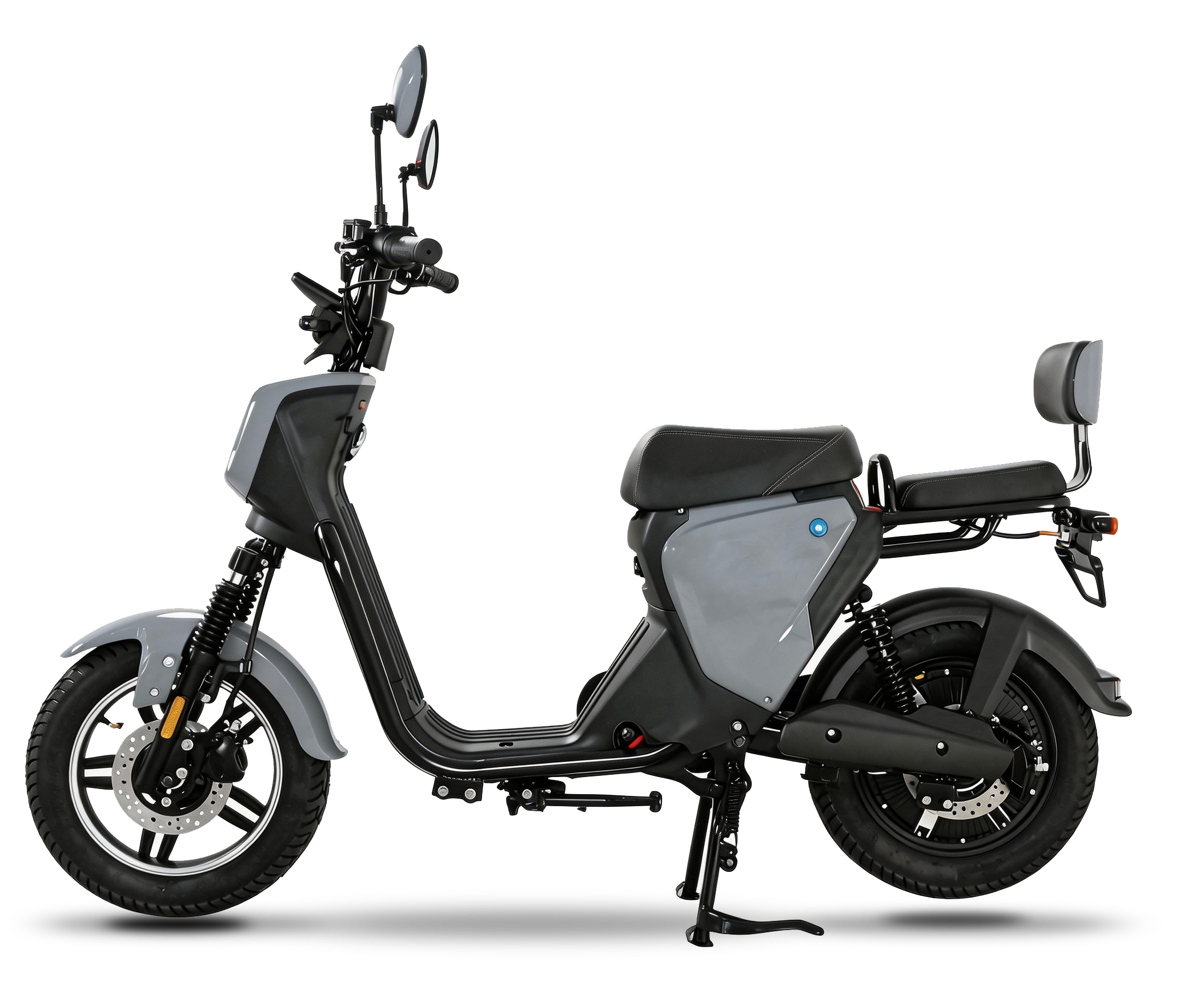 electric pedal bike-grey