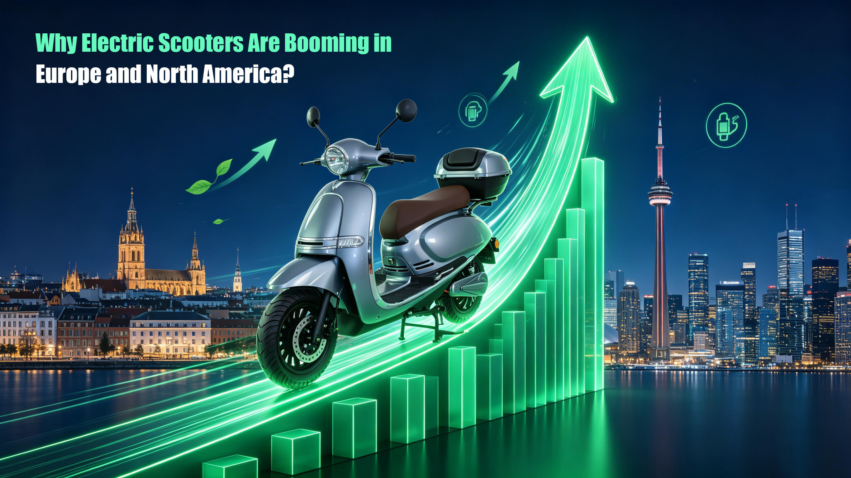 Why Electric Scooters Are Booming in Europe and North America