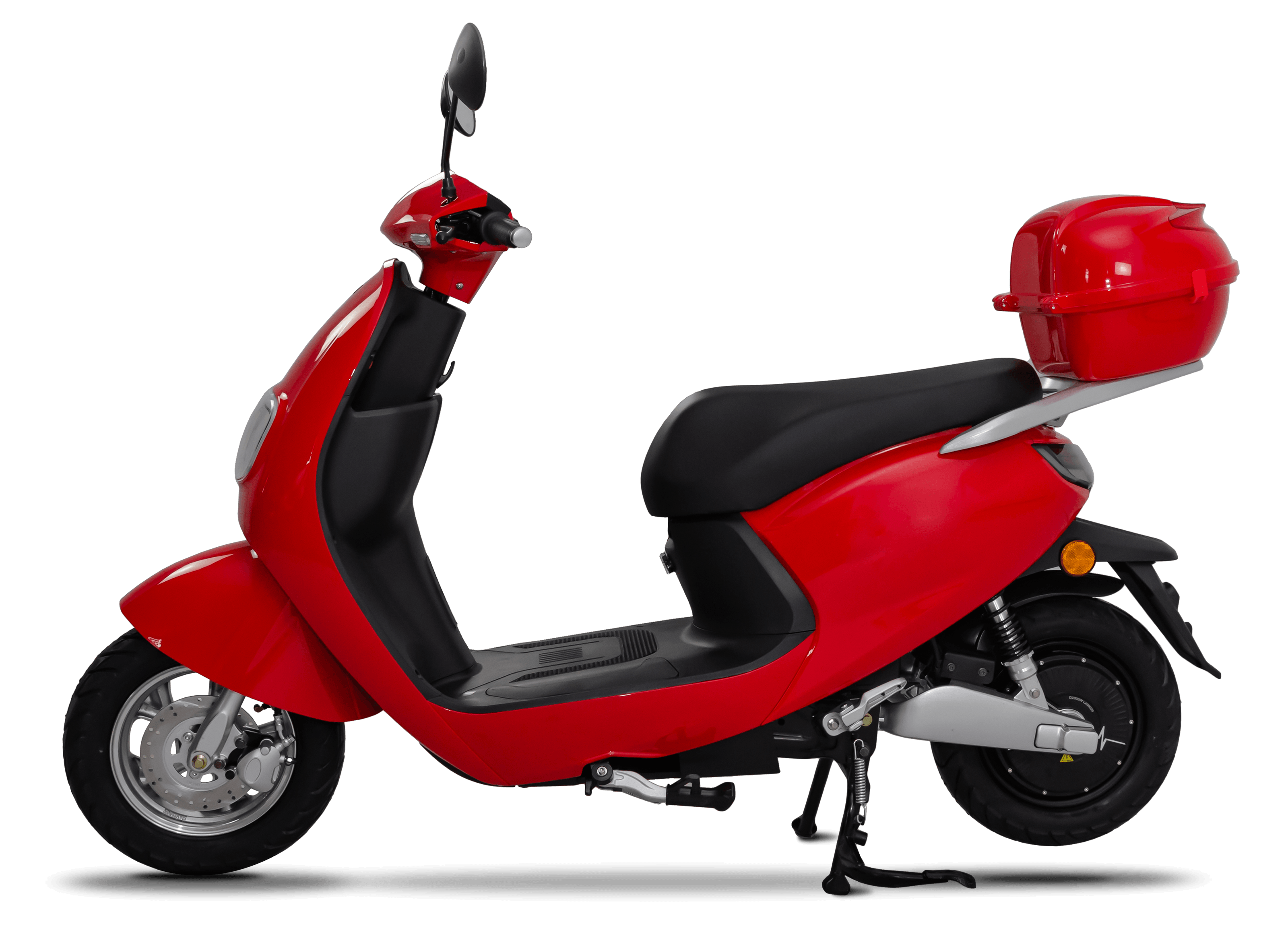 ZF2 electric moped-red
