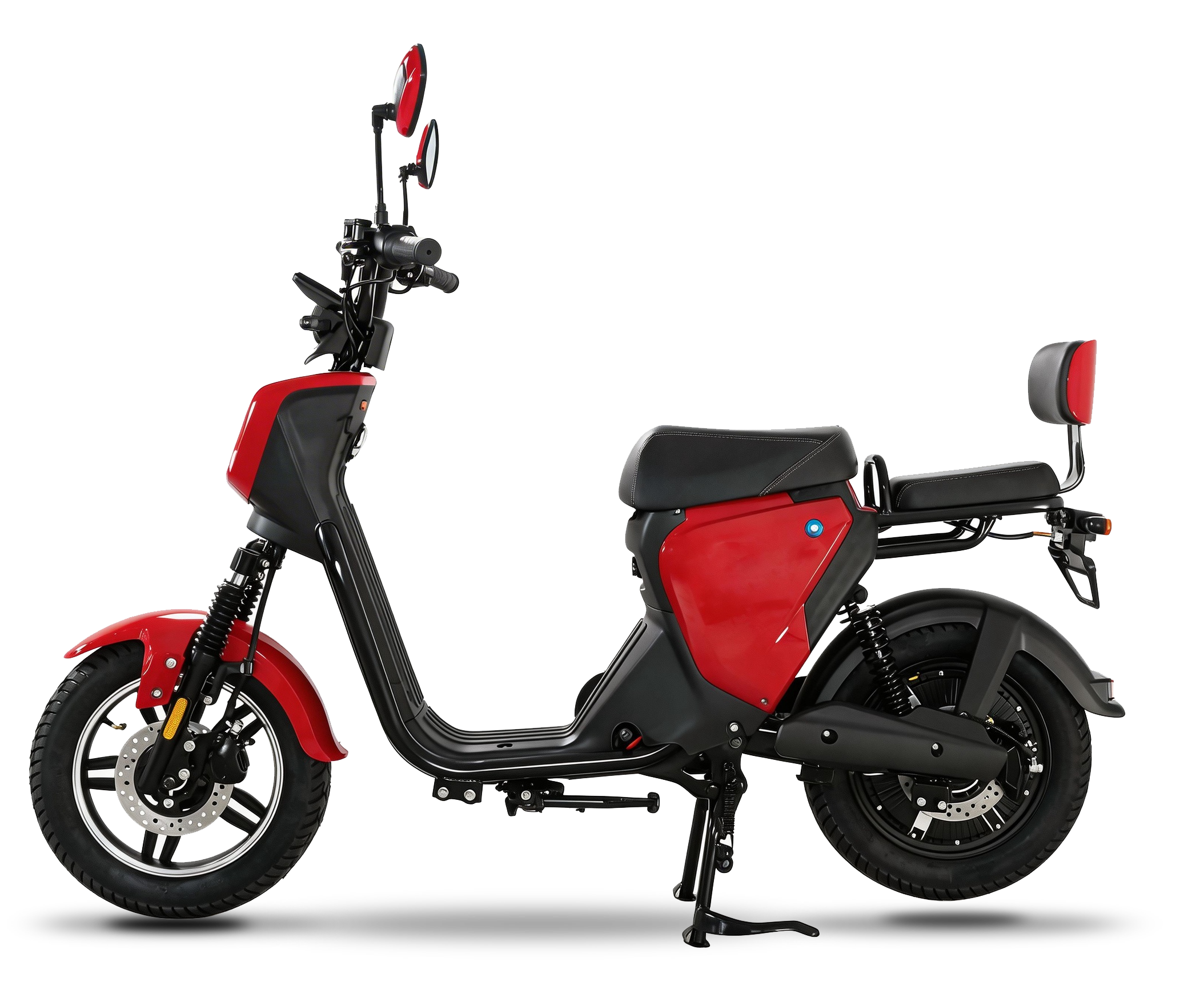 electric pedal bike-red