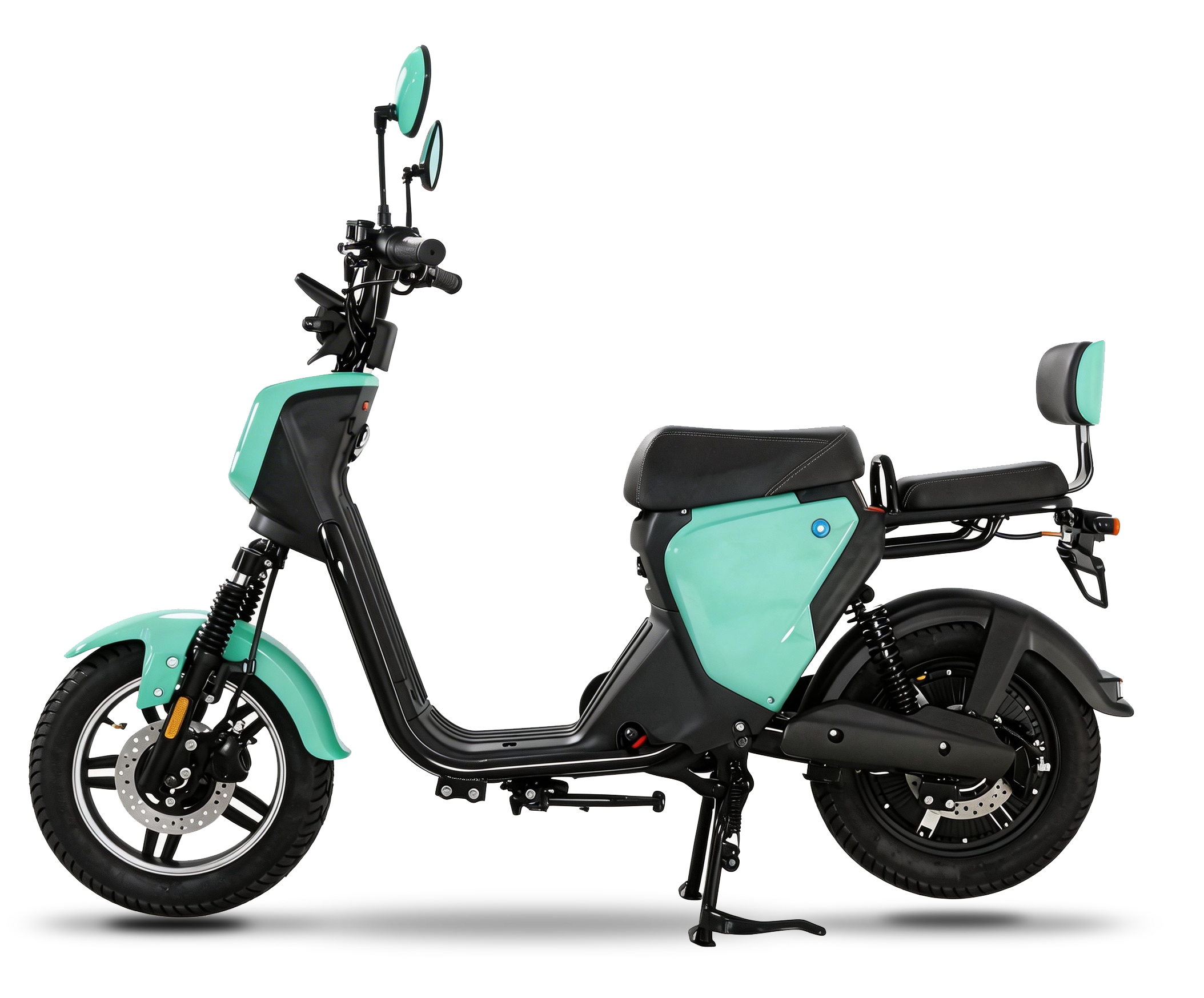 electric pedal bike-green