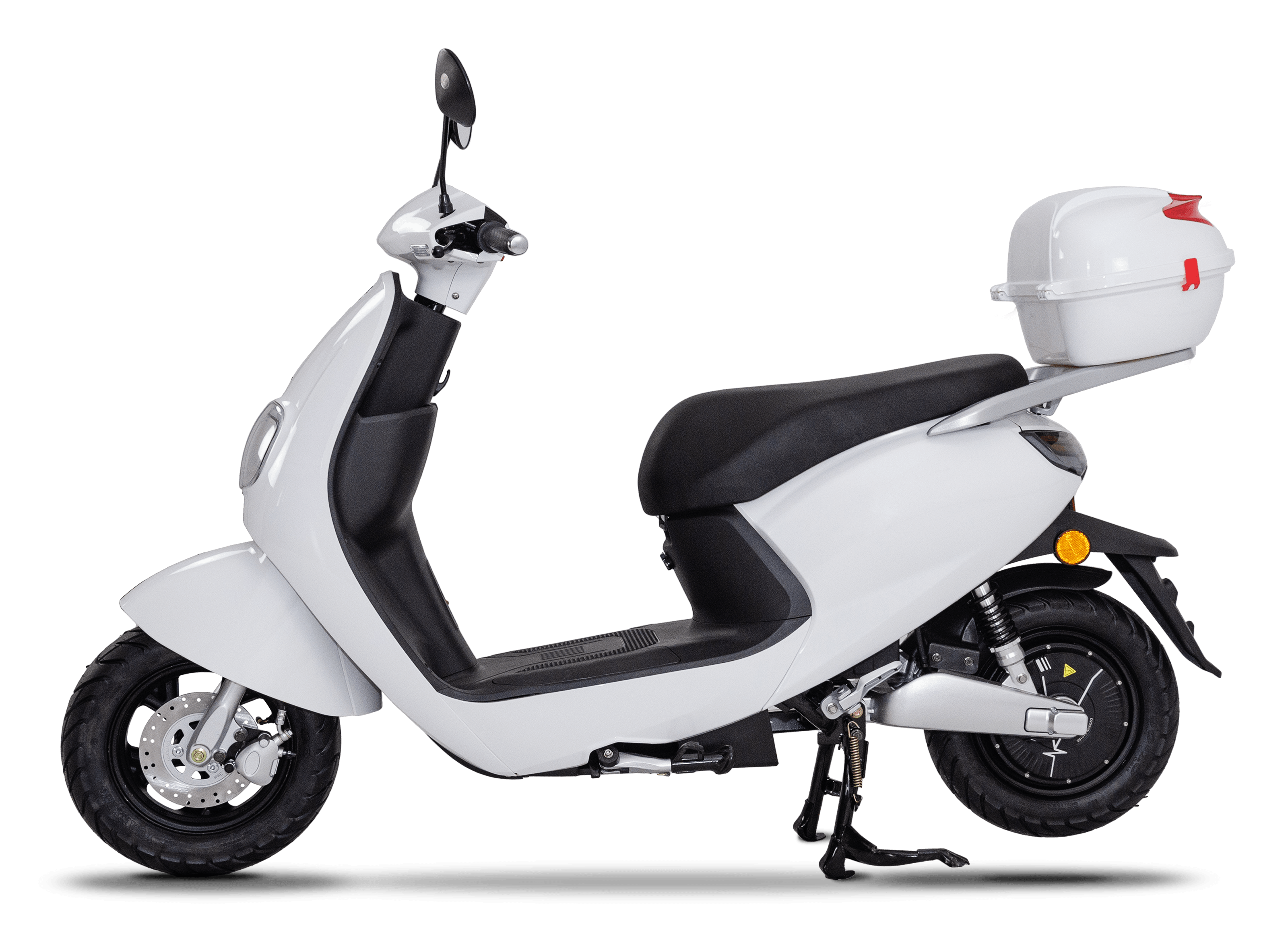 ZF2 electric moped-white