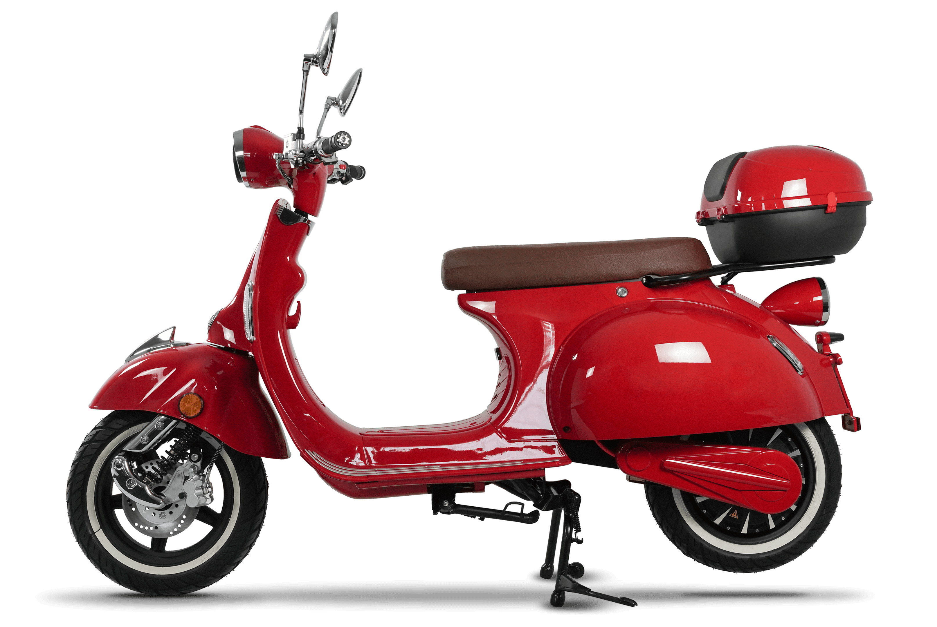 EV series electric moped-red