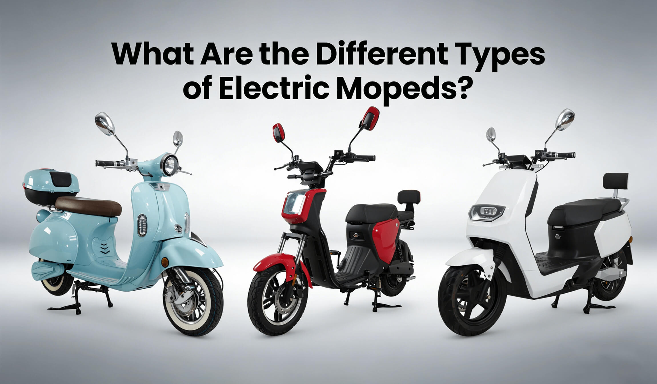 What Are the Different Types of Electric Mopeds?