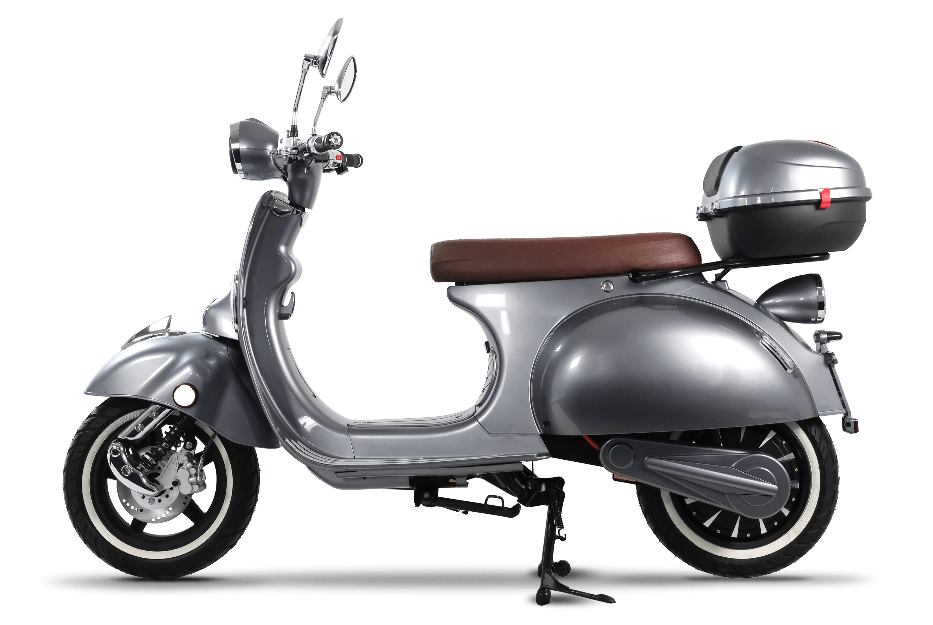 EV series electric moped-grey
