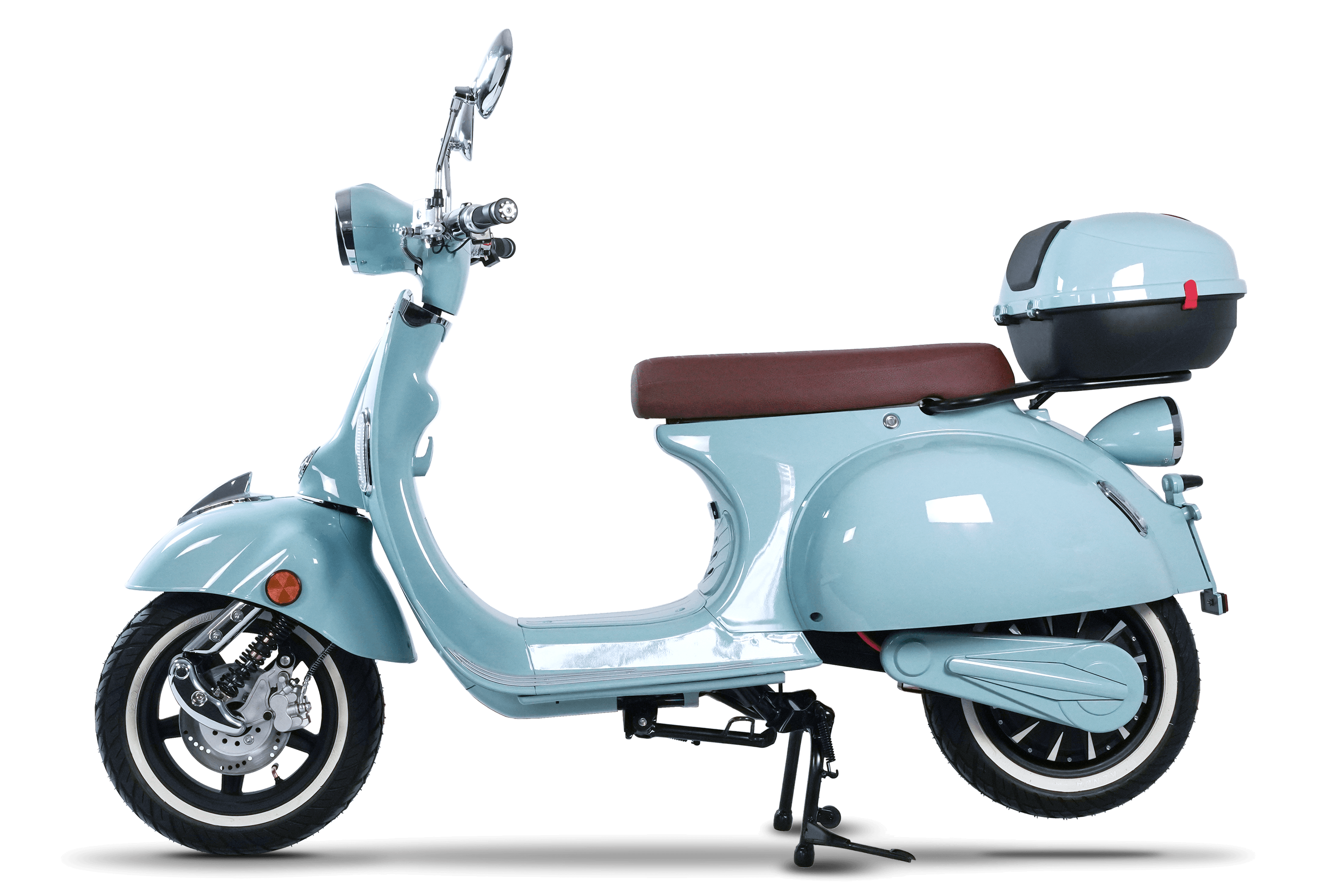 EV series electric moped-blue