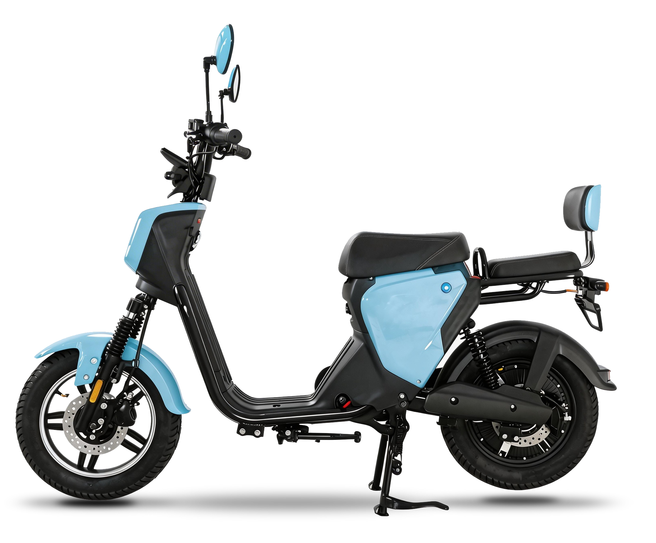 electric pedal bike-blue